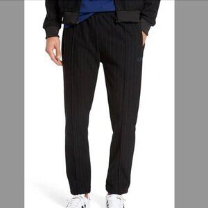 Men's Fred Perry Sportswear Pinstripe Jogger Pants In Black Sweatpants Small